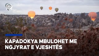 Kapadokya mbulohet me ngjyrat e vjeshtës [upl. by Woodie226]