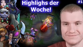 Highlights der Woche 1🤩 ezreal tristana ziggs aphelios jhin kaisa caitlyn [upl. by Irehs]