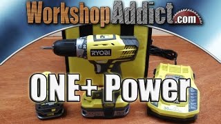 Ryobi ONE 18 Volt Lithium DrillDriver Kit  P818 [upl. by Veda]