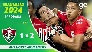 FLUMINENSE 1 X 2 ATLÉTICOGO MELHORES MOMENTOS  9ª RODADA BRASILEIRÃO 2024  geglobo [upl. by Vittoria]