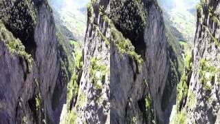 Jeb Corliss POV in 3D flying over balloons [upl. by Sadowski]