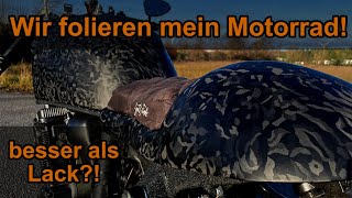 Wir folieren mein Motorrad [upl. by Claudianus]