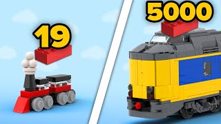 LEGO Trains in Different Scales  Comparison [upl. by Sybille]