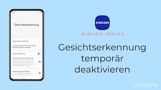 Entsperren per Gesichtserkennung temporär deaktivieren  Samsung Android 14  One UI 6 [upl. by Humbert283]