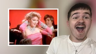 TEENAGER REACTS TO  Madonna  Material Girl Official Music Videos  REACTION [upl. by Anevad]