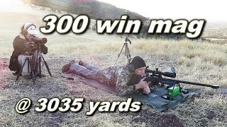 300win mag 3000 plus yards cold bore almost [upl. by Lennahs225]