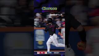 Francisco Álvarez conecto su cuadrangular 10 💣🔥 Video MLB MLB Mets Highlight Clorace [upl. by Karlene]