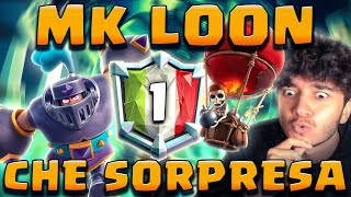 SCALATA 1° in ITALIA con MK LOON DECK RIVELAZIONE 💣  Clash Royale ITA [upl. by Arytahs872]