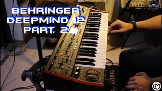 Behringer Deepmind 12 Part 2  No Talking [upl. by Novrej]