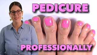 The Professional Pedicure A Proper Salon Pedi ENG [upl. by Dulcine8]