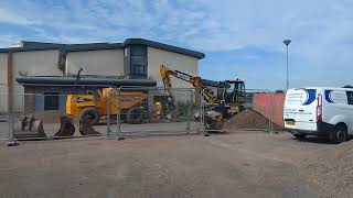 Building Activities at Bannockburn High School Stirling Scotland UK [upl. by Fair322]