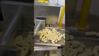 A closer look at our Cheese Curd production wisconsin primaleats cheesecurds cheese production [upl. by Cindie]