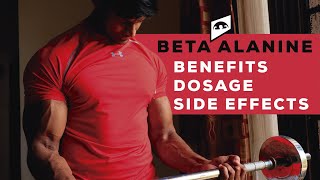 BETA ALANINE MOST SCIENTIFIC EXPLANATION  BENEFITS DOSAGE SIDE EFFECTS [upl. by Batholomew925]