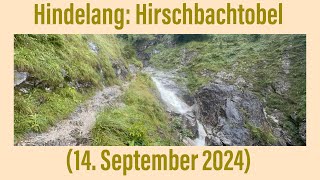 Hindelang Hirschbachtobel 14 September 2024 [upl. by Dore]