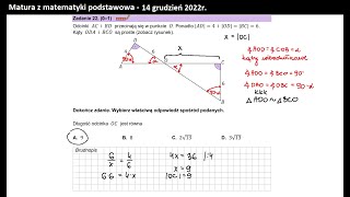 Zad 22 Planimetria Trójkąty podobne [upl. by Alyk]