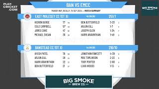 Banstead CC 1st XI v East Molesey CC 1st XI [upl. by Oscar881]