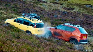 Suzuki Ignis vs Fiat Panda Mountain Race  Top Gear Series 26 [upl. by Knutson]