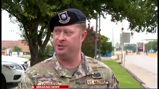 San Antonio Base Shooting Multiple Shooters Engage Security – Aug 17 2024 [upl. by Nwahsad]