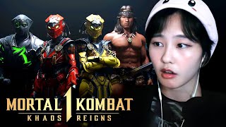 39daph Plays Mortal Kombat 1 Khaos Reigns DLC [upl. by Akerdnuhs]