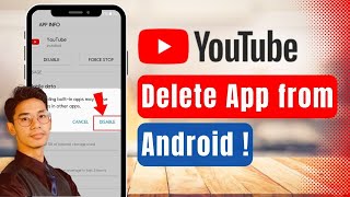 How to Delete YouTube App on Android [upl. by Llenrap]