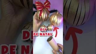 DIY Ideia de Decoração de Natal reutilizado matérias diydenatal DIYNavidad xmasdecorations [upl. by Tiersten]