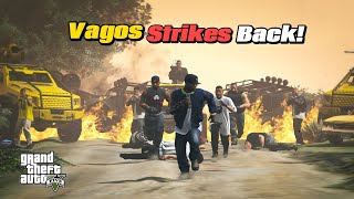 Building Our Base Under Siege Vagos Gang Strikes Again  GTA 5 Gameplay 4 [upl. by Enitsirc]