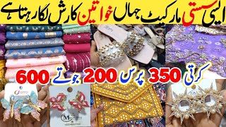 HIDDEN STREET😱🔥Of Tariq Road Market KarachiKorean JewelryWinter KurtiTrendy FlatsEthnic Purse [upl. by Leehar157]