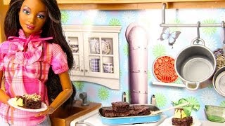 How to Make Doll Brownies amp Icecream  Doll Crafts [upl. by Aromat234]