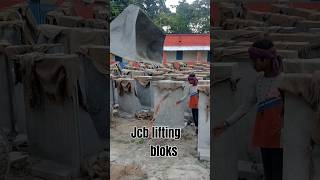 jcb lifting blocks shortsviral zindagi railway [upl. by Hulburt]