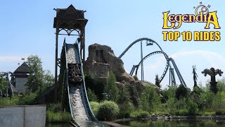 Top 10 Rides at Legendia [upl. by Ecirum]