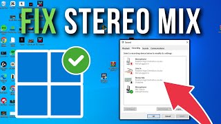 How To Enable Or Get Stereo Mix In Windows 1011  Full Tutorial [upl. by Labanna]