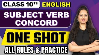 Subject Verb Concord Class 10 CBSE  English Grammar  Subject Verb Agreement All Rules and Practice [upl. by Desmond]