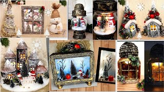 8 Christmas Decoration Ideas with Recycled materials Amazing crafts for Christmas [upl. by Nerrat761]