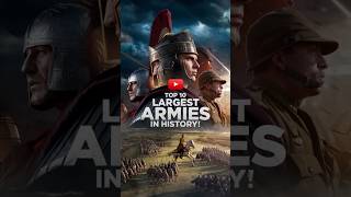 Top 10 Largest Armies in History  Powerful Military Forces Throughout Time short ytshorts [upl. by Ennasus]