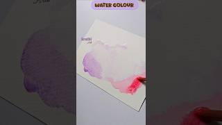 Painting Techniques  Water color card painting art shorts cardmakingcrafts [upl. by Howey268]