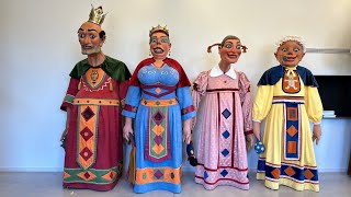 Gegants del carnaval de Solsona a Sallent [upl. by Hayman]