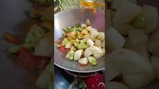 No onion garlic sabzishorts trending food foodlover trendingshorts shortsvideo viralvideo [upl. by Shalna839]