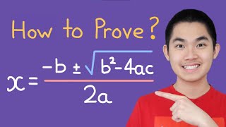 Deriving the Quadratic Formula Proof Video [upl. by Alleuol240]