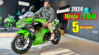 New Kawasaki Ninja 400 Bs7 2024 Model Launch Price Mileage Features Full Review [upl. by Bandeen]