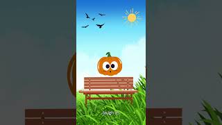 Pumpkin poem songanimation entertainment funny fun kidsplay cartoon poem [upl. by Franek]