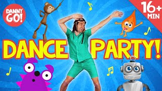 Wiggle Freeze Spin  more  Dance Along  Dance Compilation  Danny Go Songs for Kids [upl. by Lathrop]