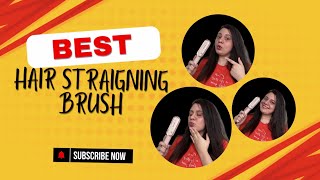 Best hair straightening brush  diy how to straighten your hair with brush  Sistrology [upl. by Barbabra]