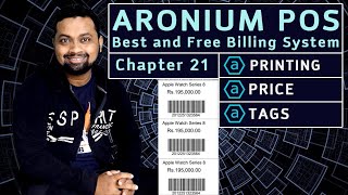 Chapter 21  Printing Price Tags with Barcode  Aronium  Best and Free POS [upl. by Weywadt]