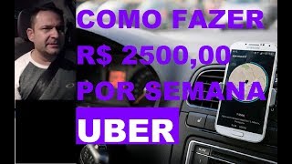 Como Fazer R 250000 Por Semana Na Uber [upl. by Burchett750]