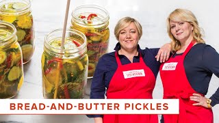 DIY BreadandButter Pickles Recipe [upl. by Fayette]