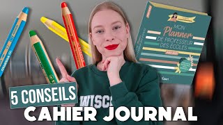 PROFESSEUR DES ÉCOLES  5 CONSEILS spécial cahier journal [upl. by Cinamod886]