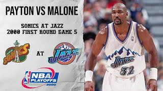 2000 Playoffs Round 1 Game 5  Seattle SuperSonics at Utah Jazz  Full Highlights [upl. by Constantine913]