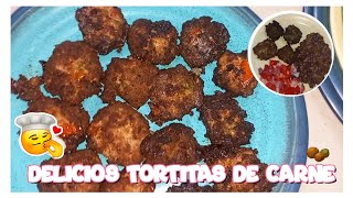 TORTITAS DE CARNE MOLIDA FÁCIL Y RÁPIDO 🧆👩🏽‍🍳  Daniela Gj [upl. by Cherye]