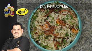 Venkatesh Bhat makes Veg Paal Biriyani  Easy amp tasty biriyani recipe  vegetables amp milk biriyani [upl. by Adna]