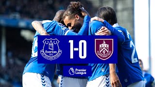 PREMIER LEAGUE HIGHLIGHTS EVERTON 10 BURNLEY [upl. by Ifen]